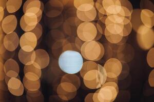 Abstract blurred circles Color photo