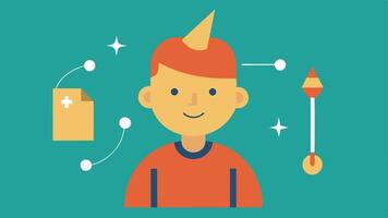 These descriptions can guide an illustrator in creating simple and effective illustrations.. vector