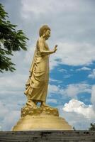 Statue of Buddha in sky background. Giant Buddha Statue. photo