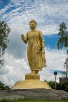 Statue of Buddha in sky background. Giant Buddha Statue. photo