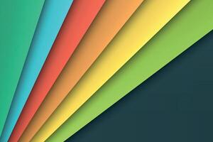 Colorful paper background with a black background vector