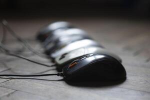 collection of several different computer mice photo
