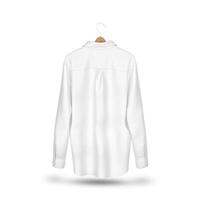Shirt with Hanger Mockup for Elegant and Professional Apparel Presentation - Back View photo