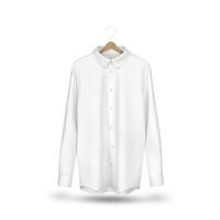 Shirt with Hanger Mockup for Elegant and Professional Apparel Presentation photo