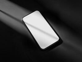 Phone Mockup in Water for Dynamic and Professional Technology Display photo