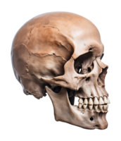 Skull Side View Isolated on Transparent Background png