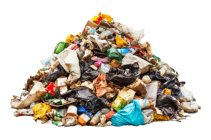 Pile of Garbage Isolated on Transparent Background png