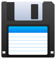 3.5 inch floppy disk representing data storage and backup png