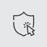 Safety, Security, Protection Thin Line Icons - Perfect for Website Design, Logos, Apps, Templates vector