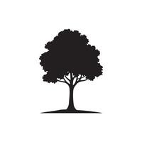 Tree silhouette Style template vector