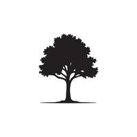 Tree silhouette Style with white background design vector