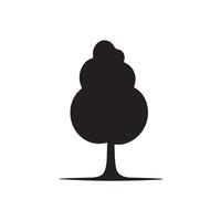 Tree silhouette Style with design vector