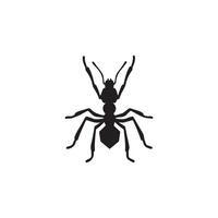 Creative simple Ant silhouette Style with design vector
