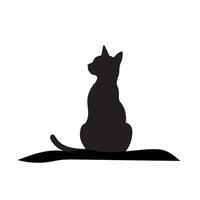 Cat silhouette Style design vector