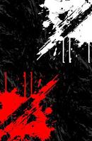 Black, red and white abstract background with grunge and splatter modern design illustration vector