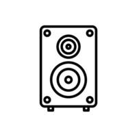 speaker audio music design concept line style vector