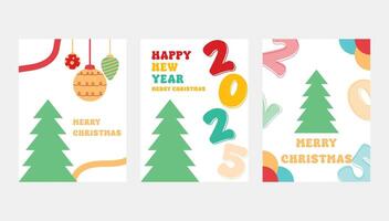 greeting card design template set collection vector