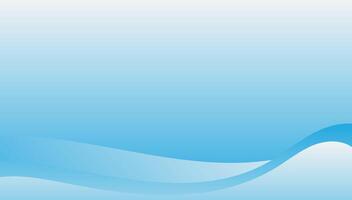blue wave gradient background design template vector