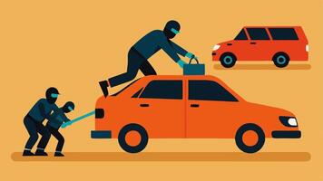 Vehicle Extraction Officers practicing extracting a simulated suspect from a vehicle showcasing swift coordination and tactical positioning to secure the area.. vector