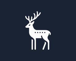 A deer with dots on its head vector