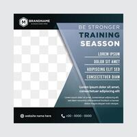 A set of social media template design with black, dark gray background color, creating sharp color blocks,suitable for seasonal sales or promotion vector