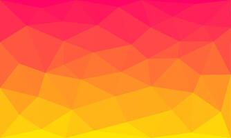 Abstract triangle geometric background texture. modern pink and yellow color illustration with triangular shape element for display, business, website, backdrop, advertising, surface, idea vector