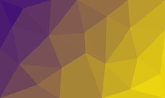 Purple violet and yellow background with gradient style. Modern ambience illustration template idea. Geometric polygon pattern element vector