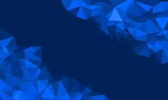 Abstract background with low poly element. Elegant dynamic dark blue color for digital, banner, business, web, brochure, flyer, advertising, advertising, surface, branding, landing page, header vector