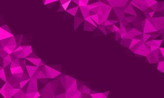 Background with light magenta color triangle pattern texture. Modern mosaic concept illustration design for header, greeting, commercial, advertising, invitation, backdrop, flyer vector