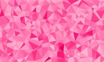 Background with light pink color triangle pattern texture. Modern mosaic concept illustration design for header, greeting, commercial, advertising, invitation, backdrop, flyer vector