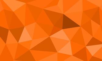 Orange flat polygon abstract shape. Irregular triangle pattern element texture design. Suitable for backdrop banner, cover, website, advertising, idea, decoration, page vector