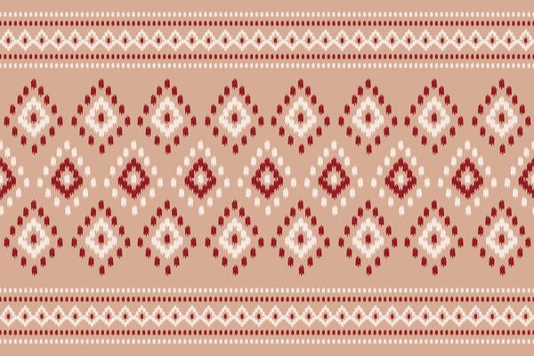 Rug ikat pattern Aztec style. Ethnic oriental seamless pattern in tribal. folk embroidery, American, Mexican for fabric, carpet, textile, clothing, batik, motif.
