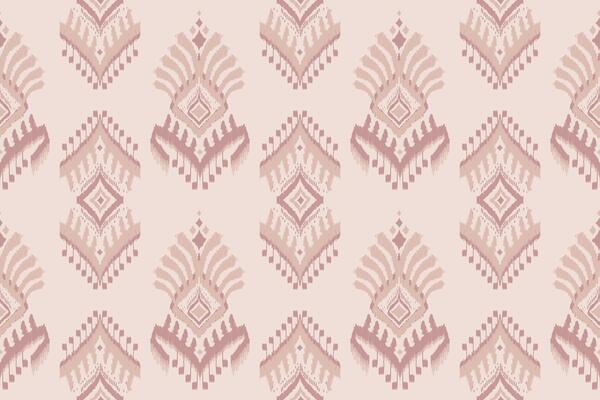 Beautiful fabric Ikat art. Ethnic pattern seamless traditional. Native tribal style. for background, carpet, clothing, batik, texture.