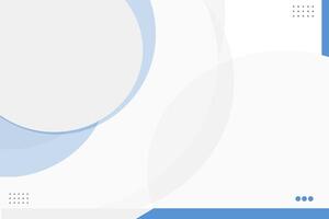 Abstract White Background Template With Blue Ornament vector