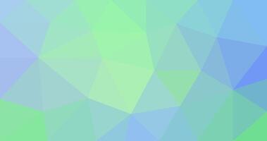 Green and Blue Gradient Low Polygon Background vector