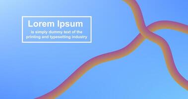 Blue Abstract Background and Gradient Path vector
