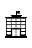 school building icon for design vector