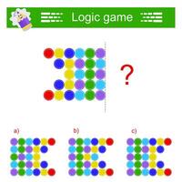 Logic game. Find the correct net. vector