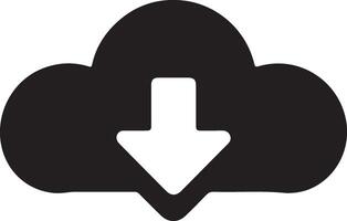 Cloud Silhouette , Cloud Upload Icon vector