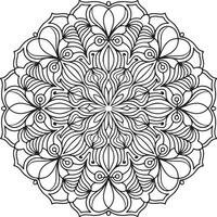 Discover intricate Mandala patterns ideal for tattoos, henna, and mehendi, blending tradition with modern aesthetics for unique artistic expressions. vector