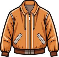 Retro Grid Bomber Jacket vector