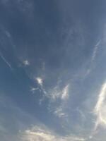 Cloudscape Against a Vibrant Blue Sky photo