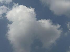 Cloudscape Against a Vibrant Blue Sky photo