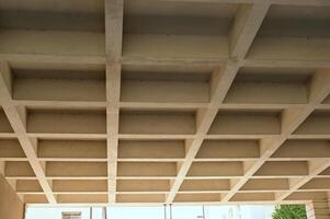 a ceiling with a lot of squares on it photo