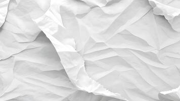 crumpled paper texture in grayscale photo
