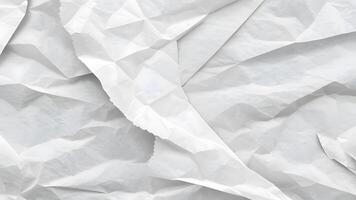 crumpled paper texture in grayscale photo