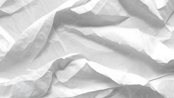 crumpled paper texture in grayscale photo