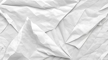 crumpled paper texture in grayscale photo