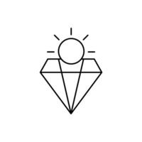 value concept line icon. Simple element illustration. value concept outline symbol design. vector