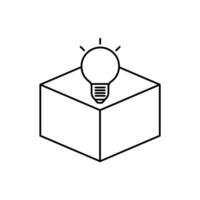 product concept line icon. Simple element illustration. product concept outline symbol design. vector